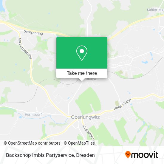 Карта Backschop Imbis Partyservice