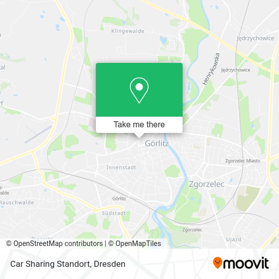 Карта Car Sharing Standort