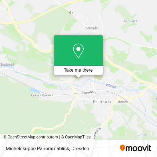 Карта Michelskuppe Panoramablick