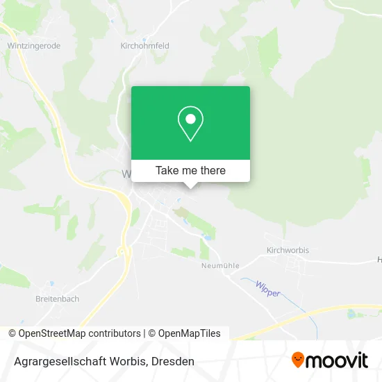 Карта Agrargesellschaft Worbis