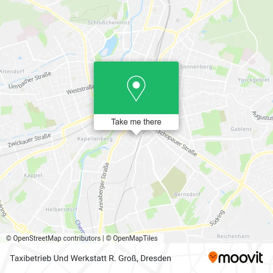 Карта Taxibetrieb Und Werkstatt R. Groß