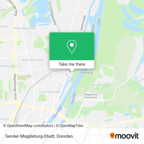 Карта Sender Magdeburg-Stadt
