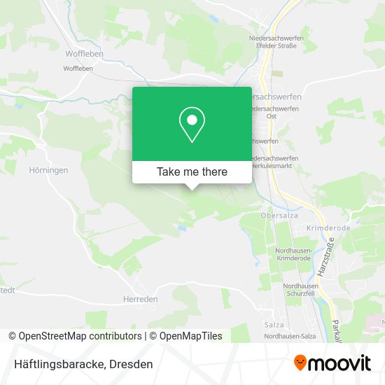 Карта Häftlingsbaracke