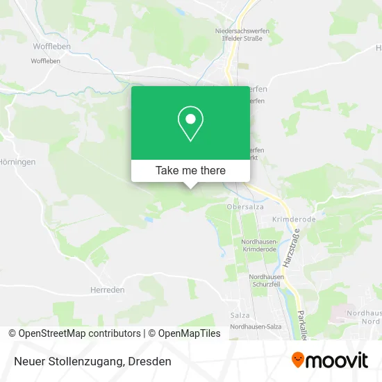 Neuer Stollenzugang map