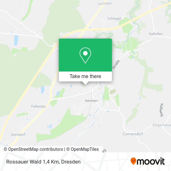 Карта Rossauer Wald 1,4 Km