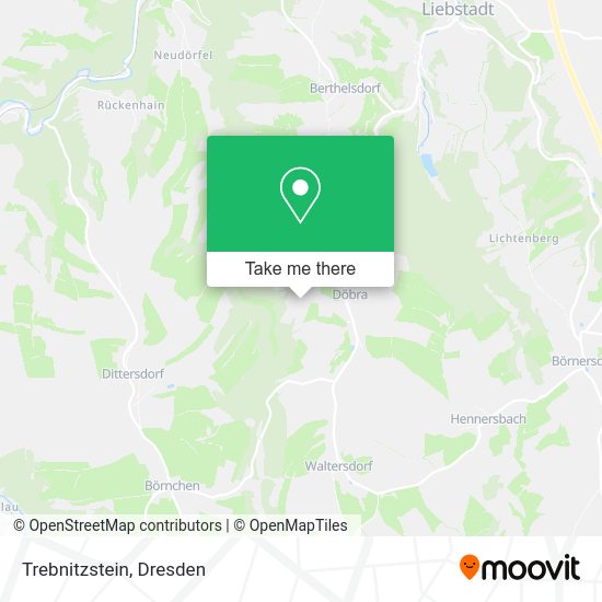 Карта Trebnitzstein