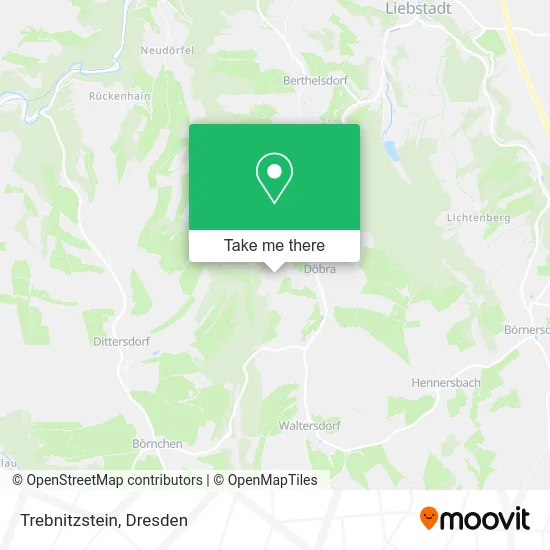 Карта Trebnitzstein