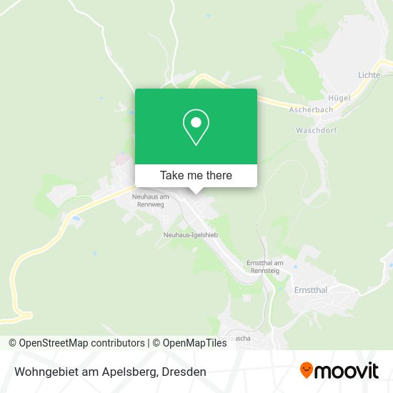 Карта Wohngebiet am Apelsberg