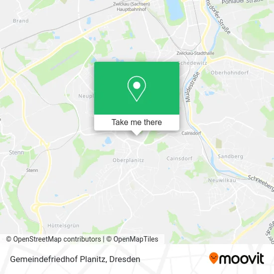 Карта Gemeindefriedhof Planitz