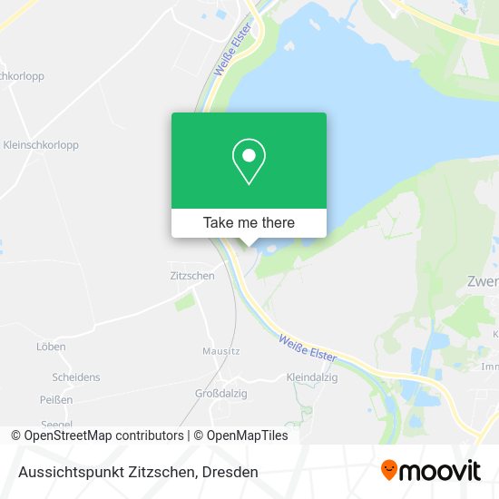Карта Aussichtspunkt Zitzschen