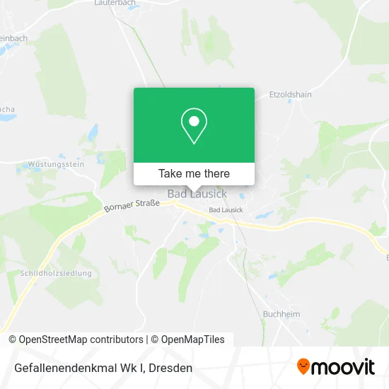 Карта Gefallenendenkmal Wk I