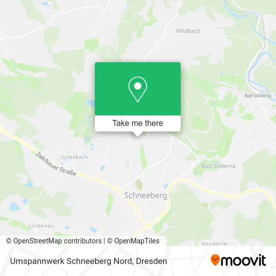 Карта Umspannwerk Schneeberg Nord