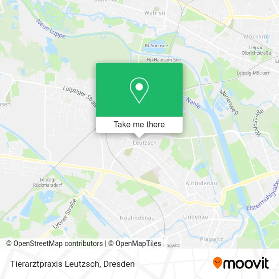 Карта Tierarztpraxis Leutzsch