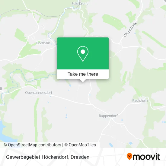 Карта Gewerbegebiet Höckendorf