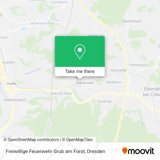 Карта Freiwillige Feuerwehr Grub am Forst