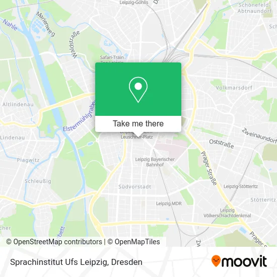 Карта Sprachinstitut Ufs Leipzig