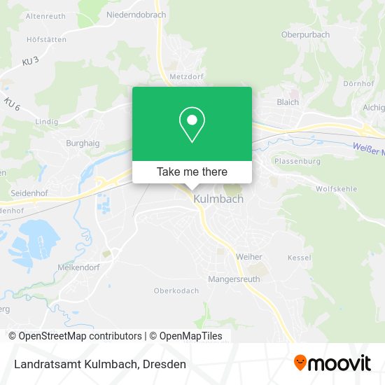 Карта Landratsamt Kulmbach