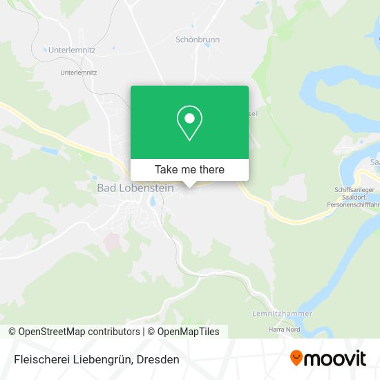 Карта Fleischerei Liebengrün