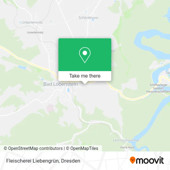 Карта Fleischerei Liebengrün