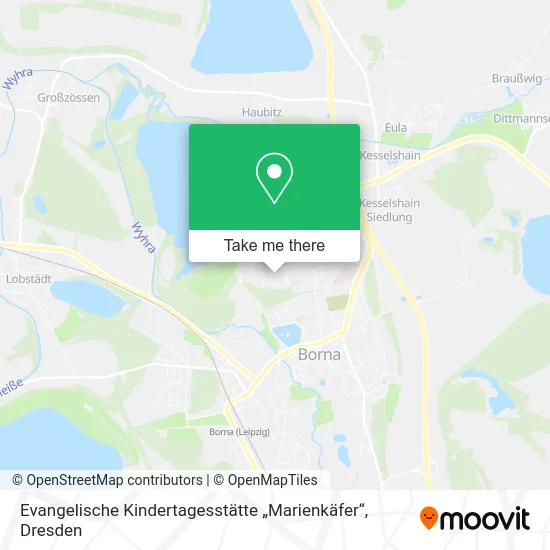 Карта Evangelische Kindertagesstätte „Marienkäfer“