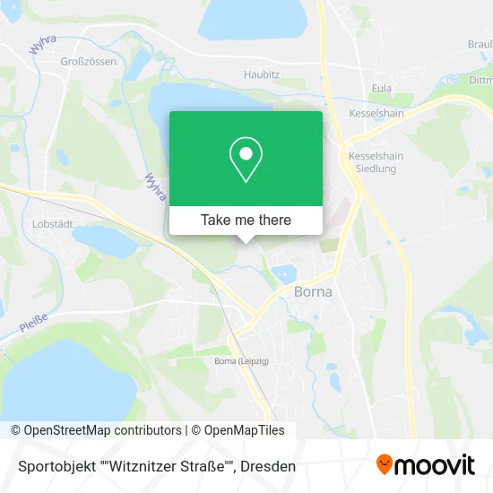 Карта Sportobjekt ""Witznitzer Straße""