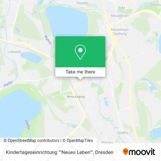 Карта Kindertageseinrichtung ""Neues Leben""