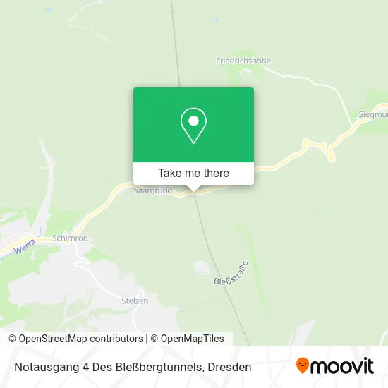 Карта Notausgang 4 Des Bleßbergtunnels