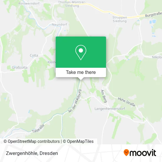 Карта Zwergenhöhle