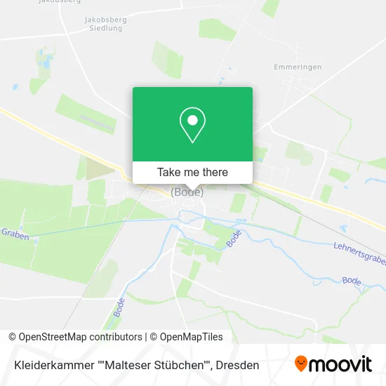Карта Kleiderkammer ""Malteser Stübchen""