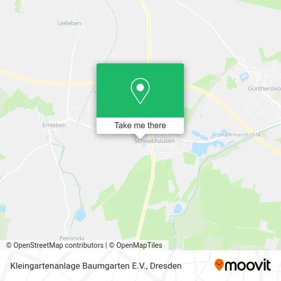 Карта Kleingartenanlage Baumgarten E.V.