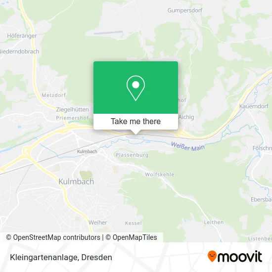 Карта Kleingartenanlage