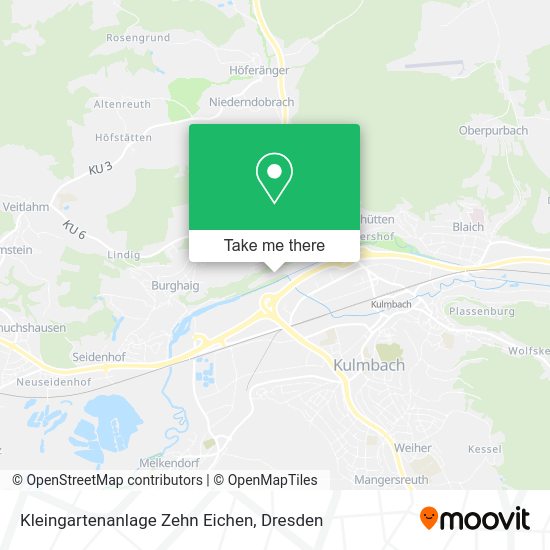 Карта Kleingartenanlage Zehn Eichen