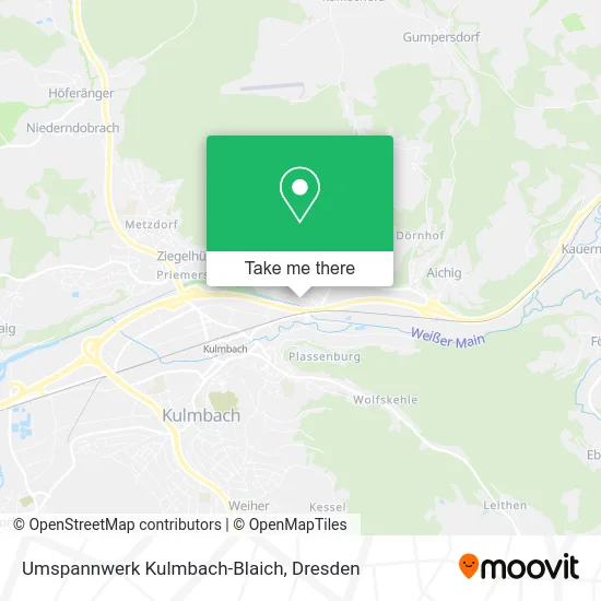 Карта Umspannwerk Kulmbach-Blaich