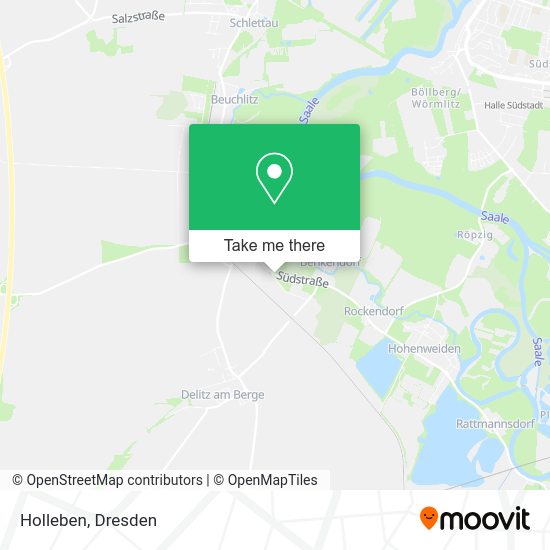Карта Holleben