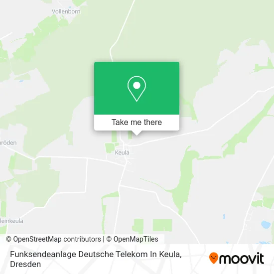 Карта Funksendeanlage Deutsche Telekom In Keula