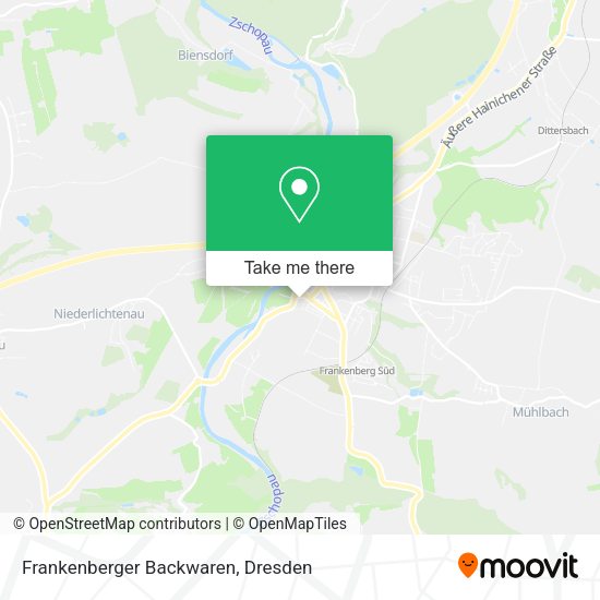 Карта Frankenberger Backwaren