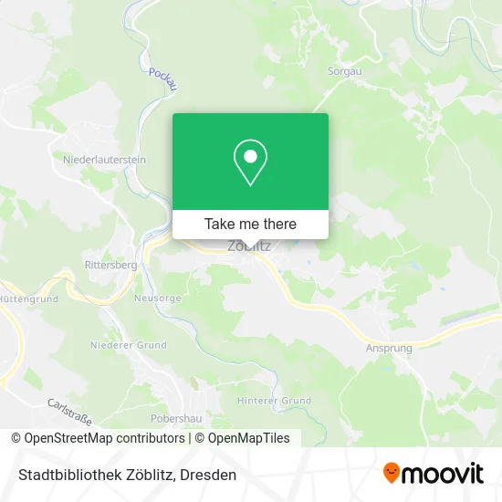 Карта Stadtbibliothek Zöblitz