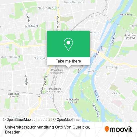 Карта Universitätsbuchhandlung Otto Von Guericke