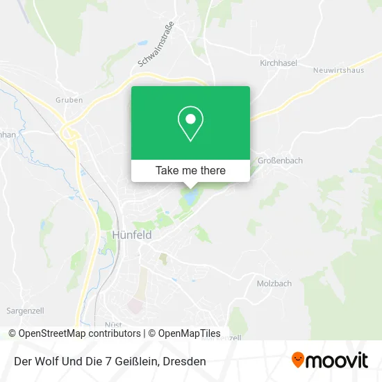 Карта Der Wolf Und Die 7 Geißlein