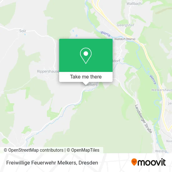 Карта Freiwillige Feuerwehr Melkers