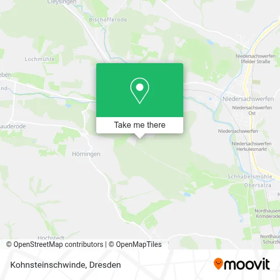 Kohnsteinschwinde map