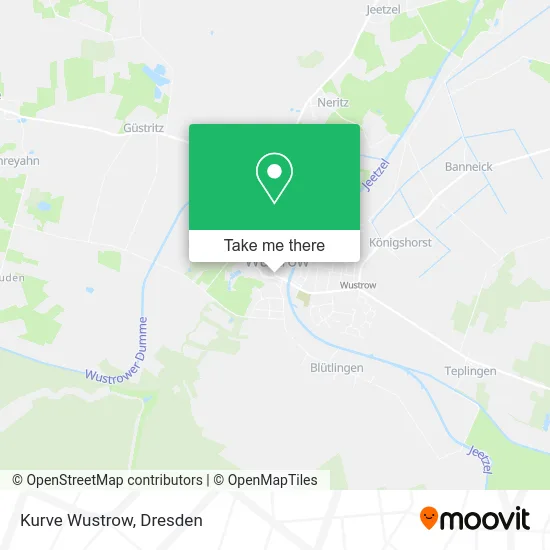 Карта Kurve Wustrow