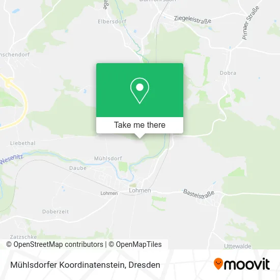 Карта Mühlsdorfer Koordinatenstein