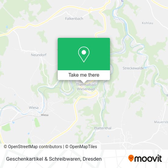 Карта Geschenkartikel & Schreibwaren