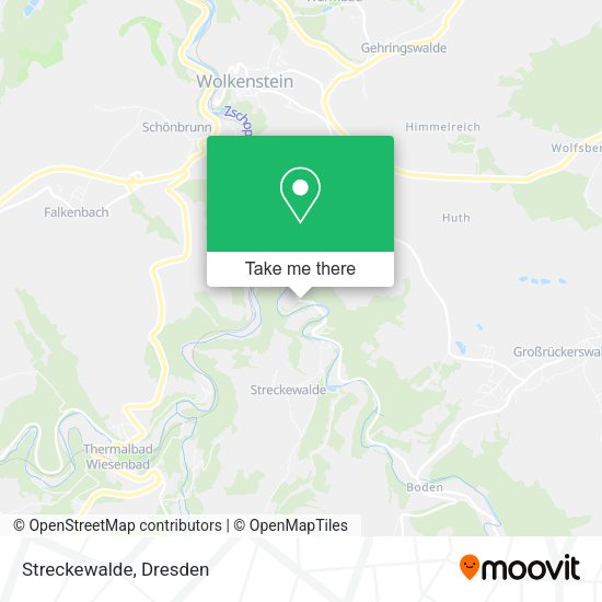 Карта Streckewalde