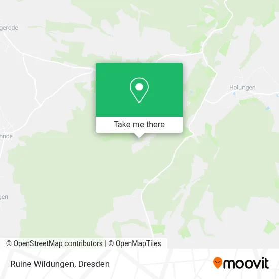 Ruine Wildungen map