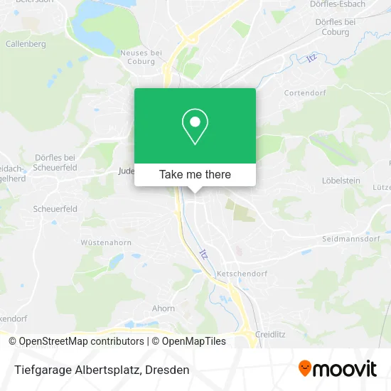 Карта Tiefgarage Albertsplatz