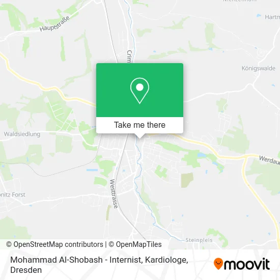 Карта Mohammad Al-Shobash - Internist, Kardiologe