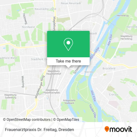Карта Frauenarztpraxis Dr. Freitag