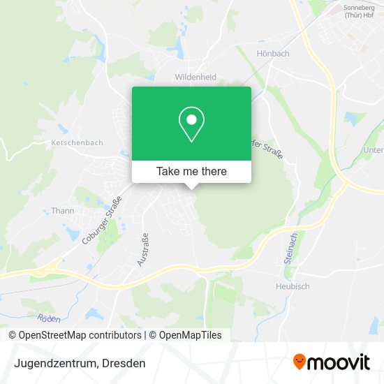 Карта Jugendzentrum